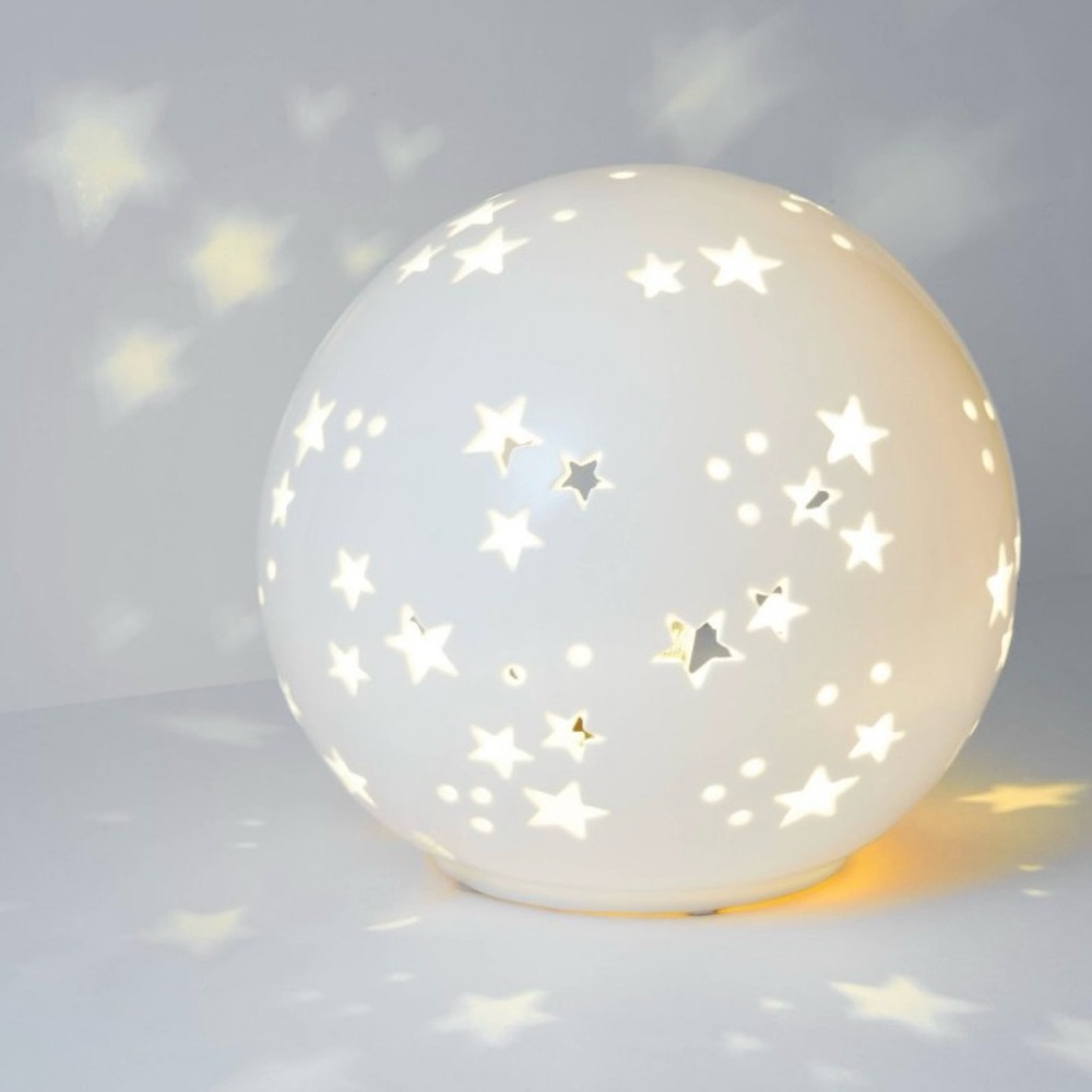 Target White Starry Night Light by Pillowfort